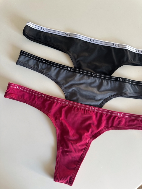 colaless de microfibra con elástico (pack x 3) - comprar online