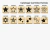 Mini carimbo estrela - 2cm x 2cm - EST002 - comprar online