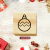 Carimbo bola de natal linha zig zag - 2cmx2cm - CNP006