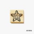 Mini carimbo estrela - 2cm x 2cm - EST005