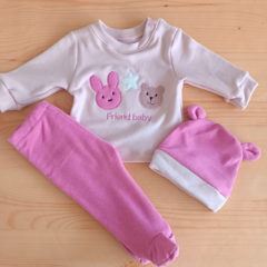 Conjunto friza gamuzada - comprar online