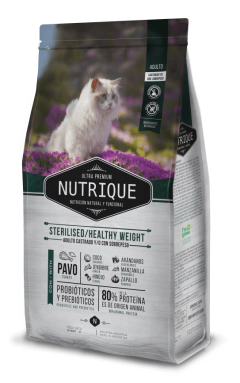 Nutrique Gato Adulto Joven Sterilized weight 2 Kg - comprar online