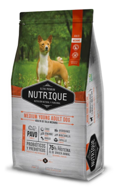 Nutrique Medium Young Adult Dog 3 Kg - comprar online