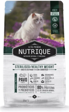Nutrique Gato Adulto Joven Sterilized weight 2 Kg