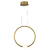 Pendente LED Arco 33cm 4000k dourado