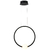 Pendente LED Arco 33cm 4000k preto
