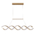 Lustre Pendente LED espiral 92cm LP203