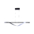 Lustre Pendente Prateado 100cm LED LP601S