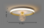 Luminária de teto dourada de vidro - loja online