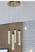 Pendente de Led Integrado SHINE - Altura Ajustável - LED 28W - 4 Tubos