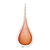 Gota Leaf de Cristal Murano - loja online