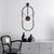 Relógio de parede de metal design moderno estilo minimalista - comprar online