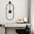 Relógio de parede de metal design moderno estilo minimalista - comprar online