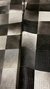 Tapete Couro Sob Medida Laser 'A' Dark Gris Grey (20x20)