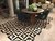 Tapete Couro Woods Gramado Sob Medida Brooklyn (30x30) Creme/Preto na internet
