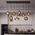 Lustre Pendente Linear Industrial Dark (120cm, Branco Quente)