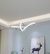 Lustre Pendente Doha LED Prata 58cm LP01
