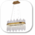 Lustre LED Cristal Dourado LTP008