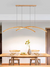 Lustre Pendente WOODS Alumínio e Madeira - LED 3200K