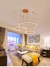 Lustre Pendente Hexágono WOODS Alumínio e Madeira - LED 3200K