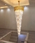Lustre Pendente Cristal ELIZABETH Dourado