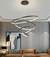 Pendente Geométrico 4 Arcos - LED 200W 3200K - Cabo 5m