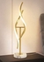 Abajur de Mesa de Alumínio Dourado - LED 3200k 10W