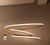 Pendente Moderno Espiral 80cm - LED 3200K - comprar online