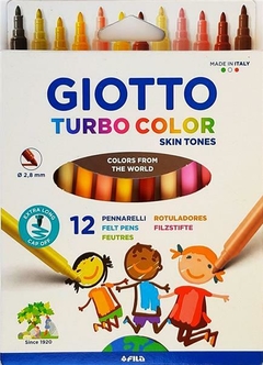MARCADORES GIOTTO SKIN TONES X12U