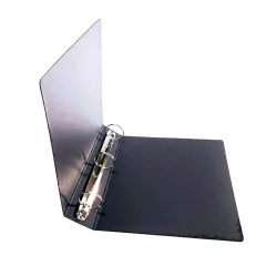 CARPETA ESCOLAR 3 ANILLOS NEGRA LISA - comprar online