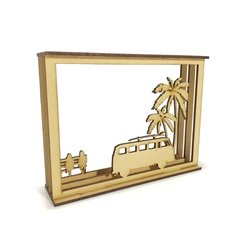 CUADRO TRIPTICO HAWAII - 743