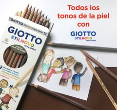 LAPICES DE COLORES GIOTTO X12 SKIN TONES