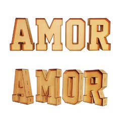 LETRAS 3D - 831