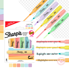 RESALTADORES SHARPIE X6 PASTELES - comprar online