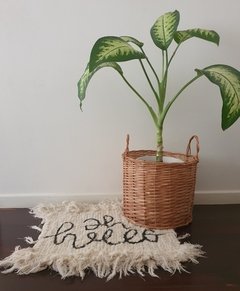 Maceta/canasto de mimbre MALE - comprar online