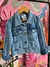 Campera de jeans con tiras