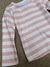 Remera Rayada Luz - Brillantinas Online