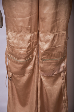 (36) Calça y2k dourada - loja online