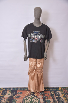(36) Calça y2k dourada na internet