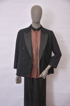 (G) Casaco vintage preto - loja online