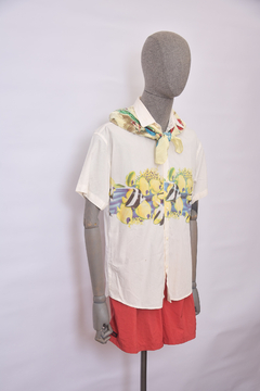 (M) Camisa peixes - 3 brechó