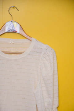 Blusa manga bufante - loja online