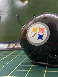 Mini capacete Steelers na internet