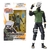 Figura Anime Heroes Naruto Shippuden Hatake Kakashi Bandai articulado 17 cms