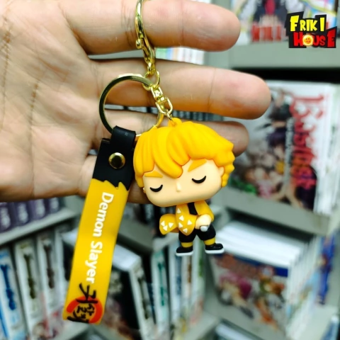 Llavero ANIME DEMON SLAYER KIMETSU NO YAIBA Zenitsu (goma 3D) ID: 25291