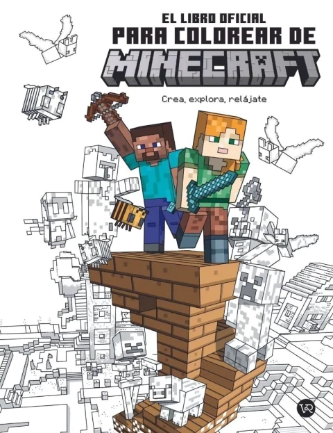 MINECRAFT EL LIBRO OFICIAL PARA COLOREAR