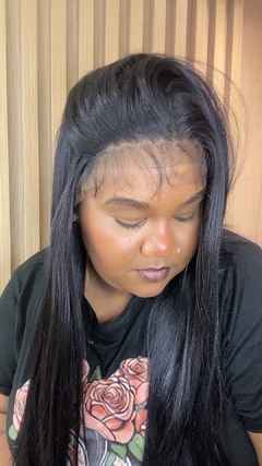 Lace Front Ariel (70cm) - Castanho escuro na internet