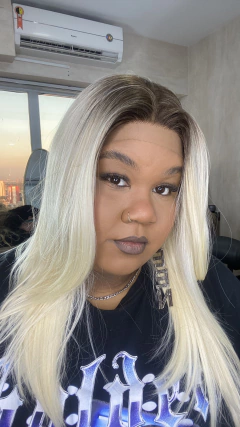 Lace Front Jô - Platinada