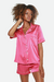 PIJAMA PINK - SHORT E CAMISA CURTA