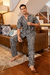 PIJAMA MASCULINO XADREZ PRETO - comprar online